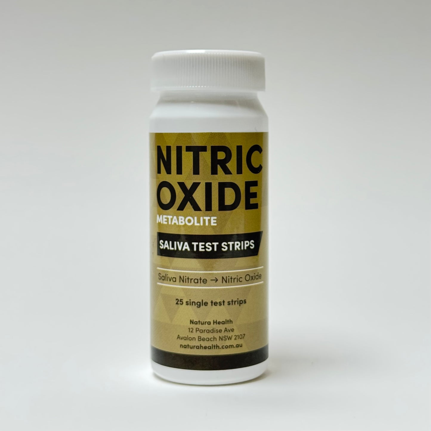 Nitric Oxide Saliva Test Strips | 25 Single Test Strips | Natura Health