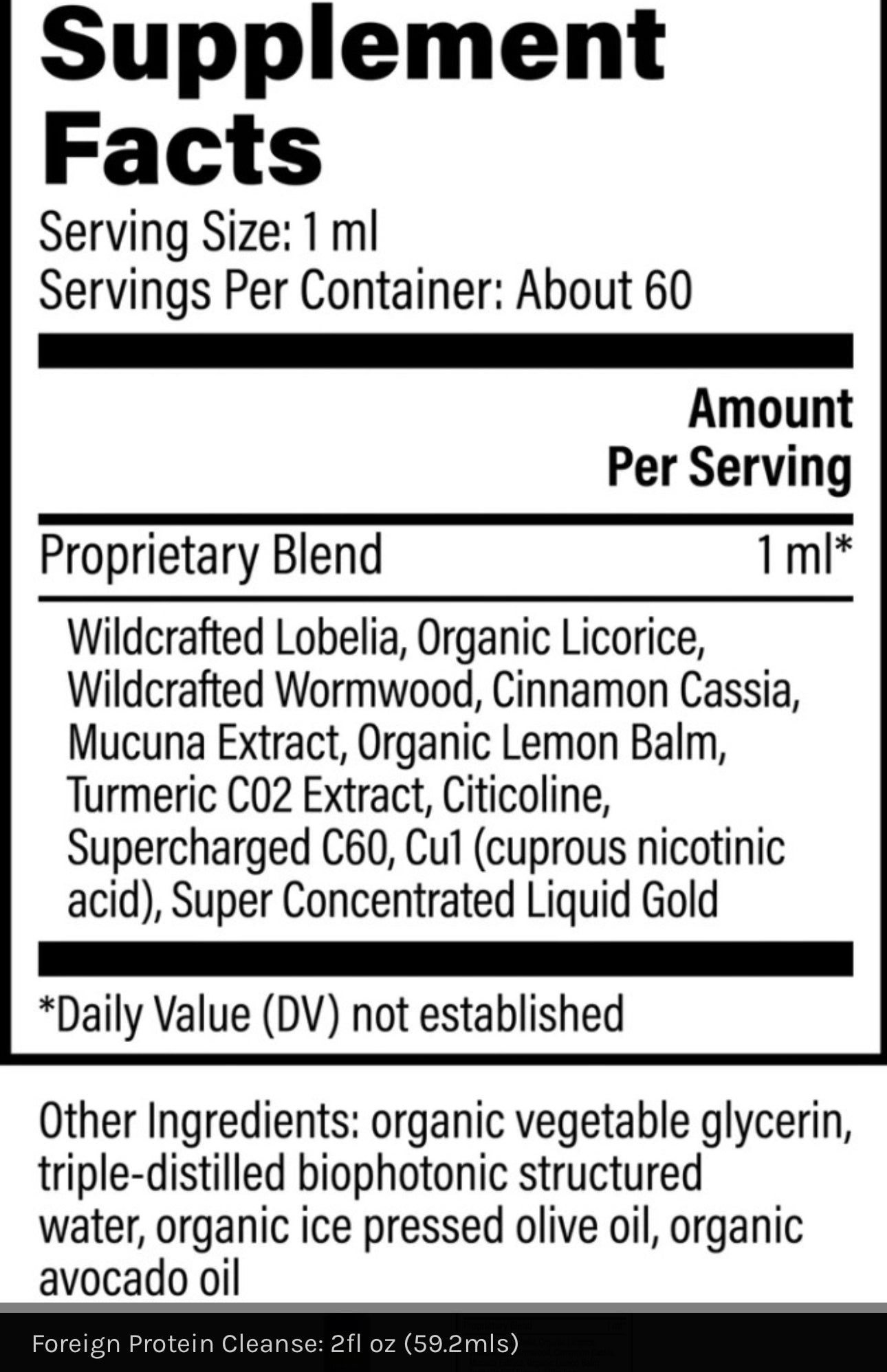 Foreign Protein Cleanse | Global Healing | 59.2ml