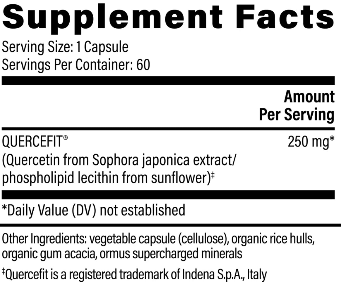 Quercetin | Global Healing | Healthy Immune System | 60 capsules