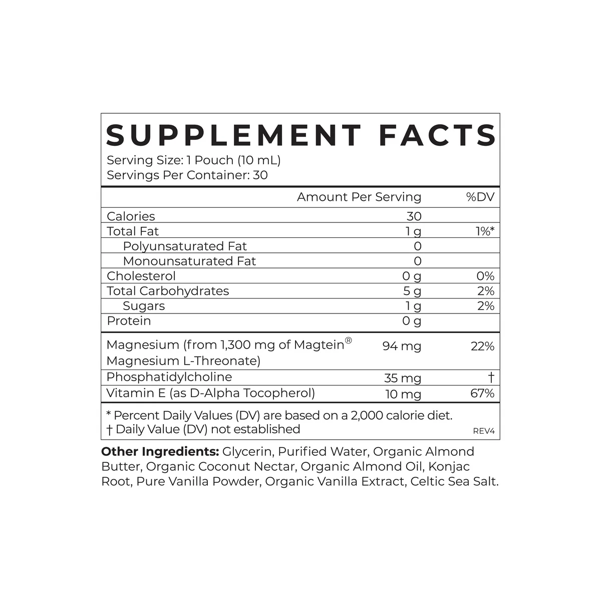 Liposomal Magnesium L Threonate | Cymbiotika | Box of 30 sachets