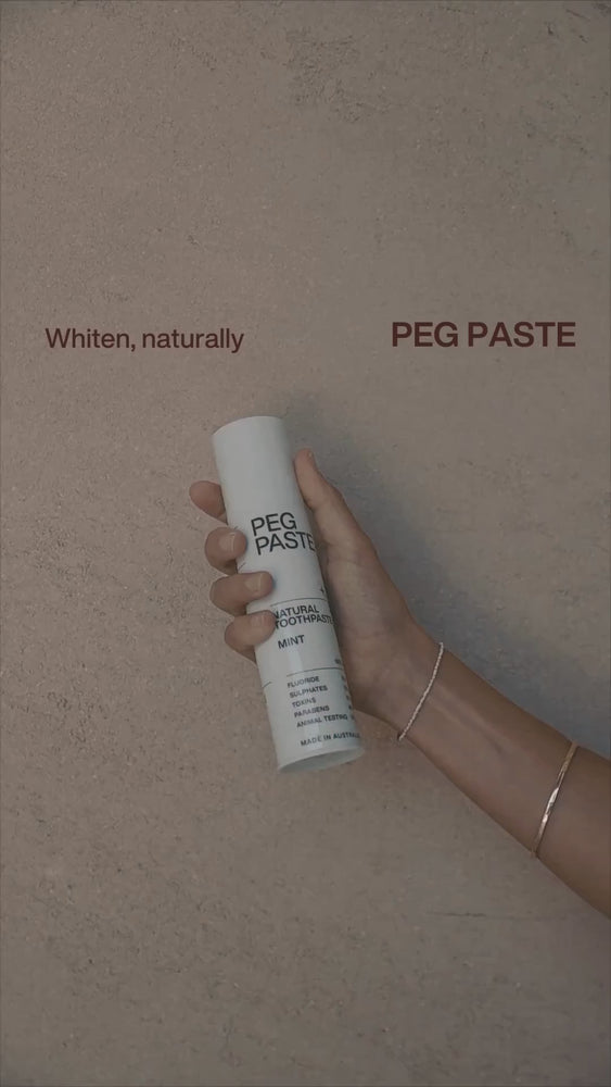 
                  
                    Load and play video in Gallery viewer, Peg Paste | Natural Toothpaste With Hydroxyapatite | Mint | 190g
                  
                