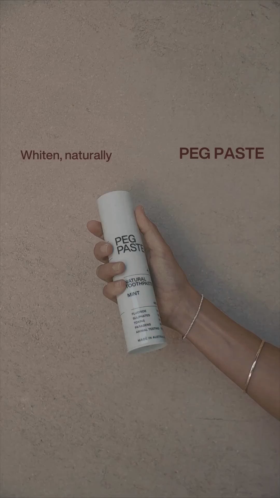 
                  
                    Load and play video in Gallery viewer, Peg Paste | Natural Toothpaste With Hydroxyapatite | Mint | 190g
                  
                