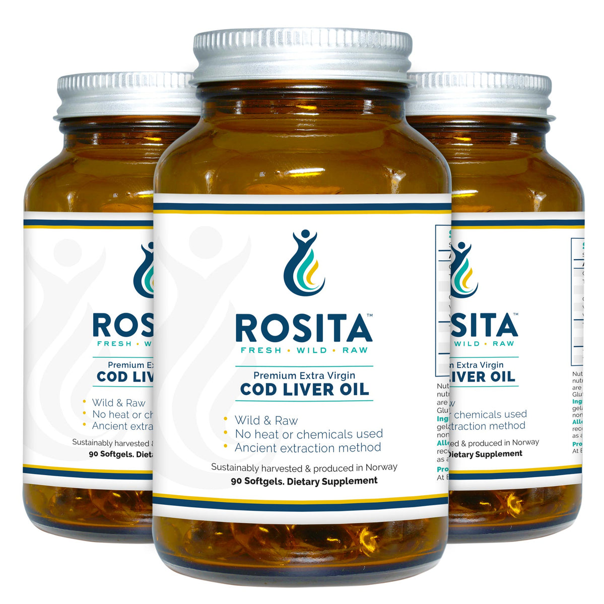 Shop Online Rosita Cod Liver Oil 3 PACK Sage Wellbeing
