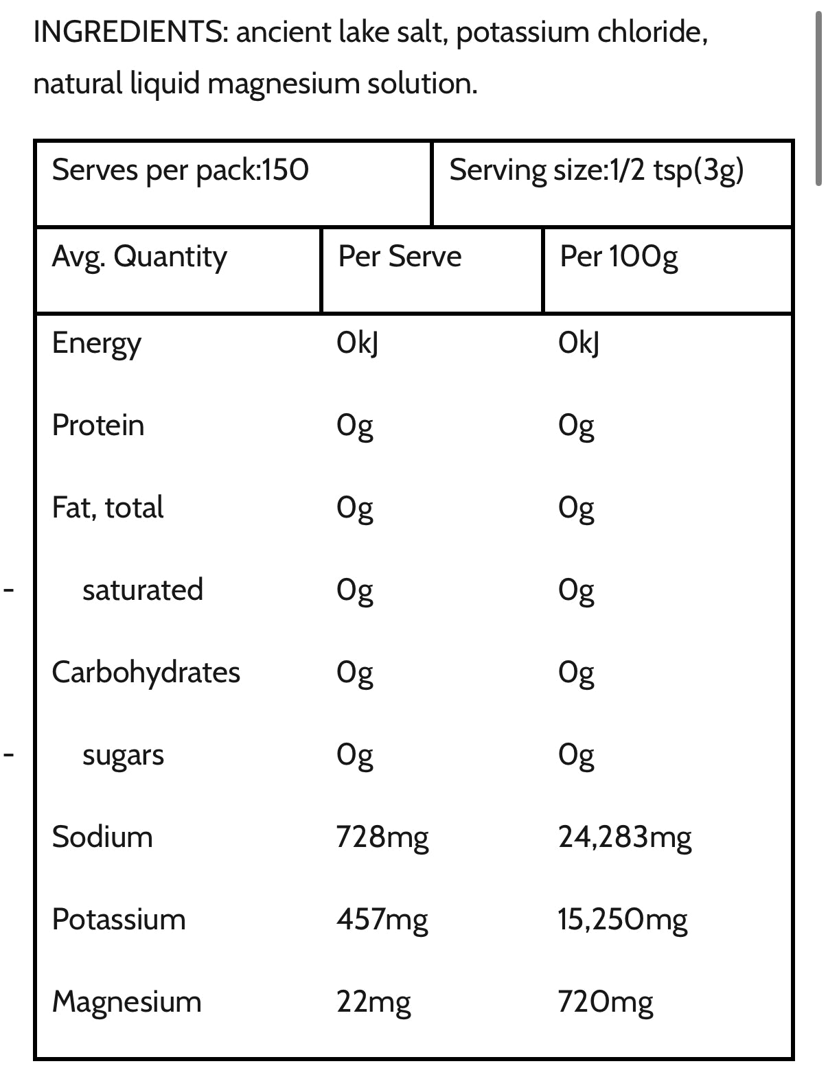 
                  
                    Essential Electrolytes | Ancient Lakes Magnesium | 450g
                  
                