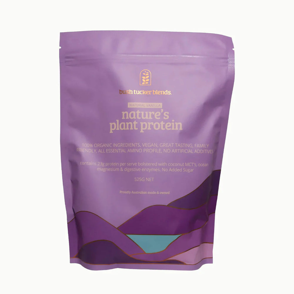 Nature's Plant Protein | Natural Vanilla | Bush Tucker Blends | 525g