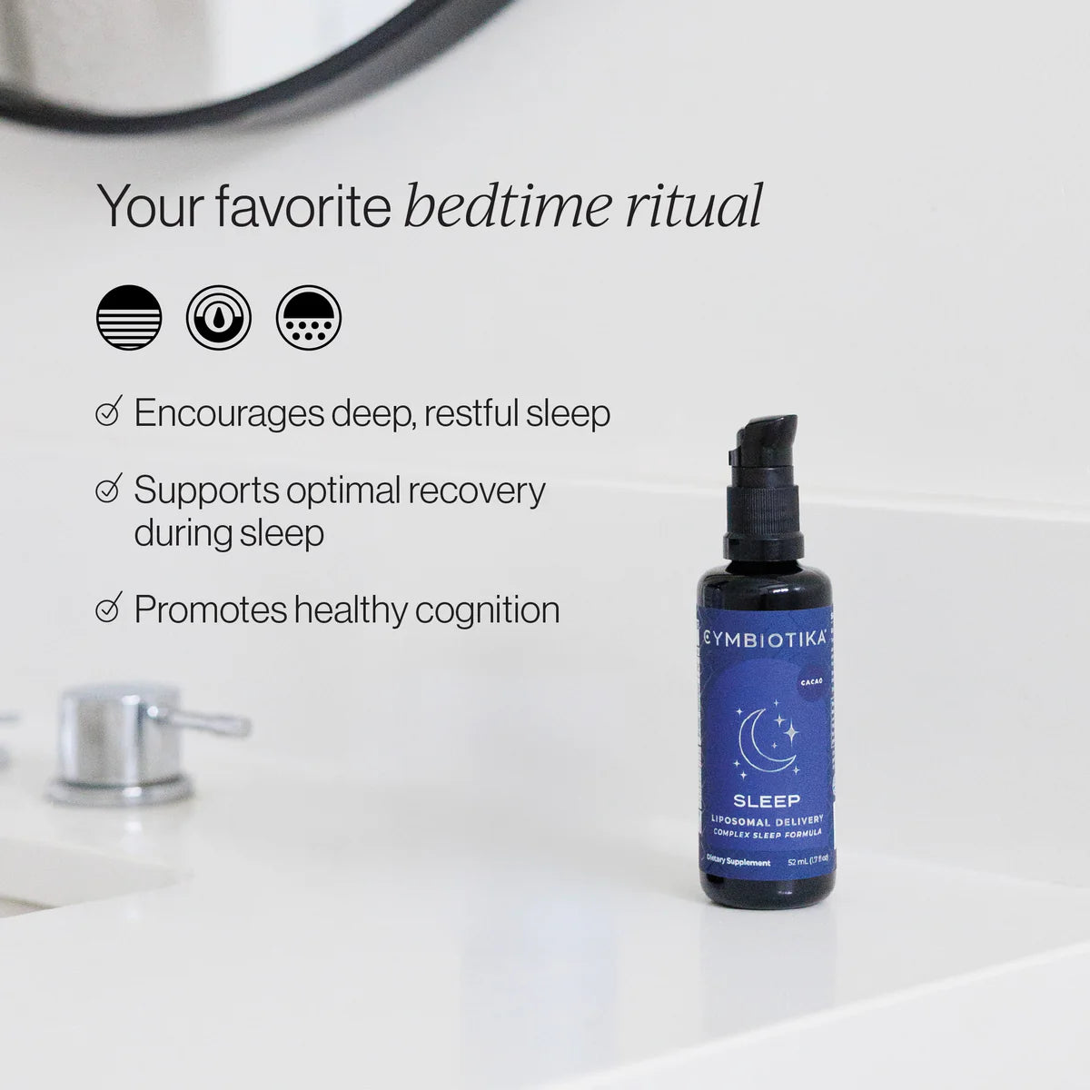 
                  
                    Sleep | Liposomal Delivery | Cacao | Cymbiotika | 52ml
                  
                