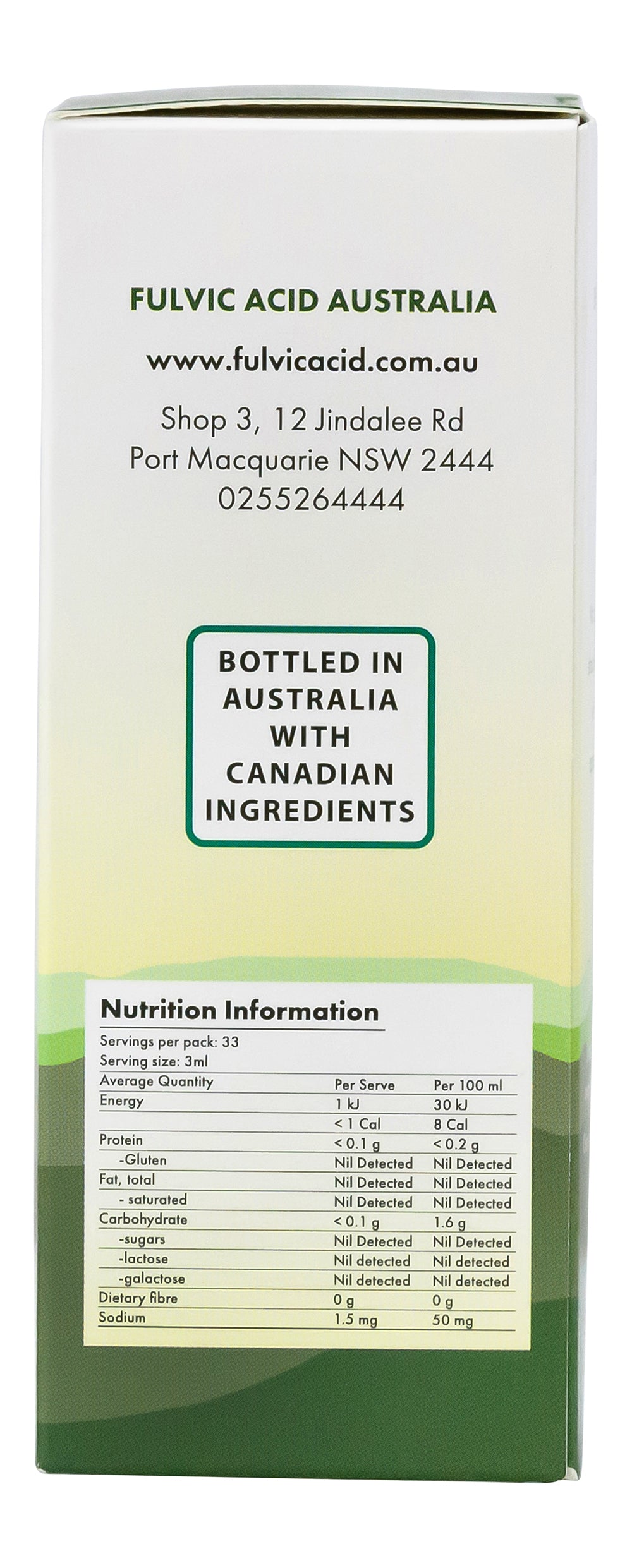
                  
                    Fulvic Acid Australia | The Natural Edge | 100ml
                  
                