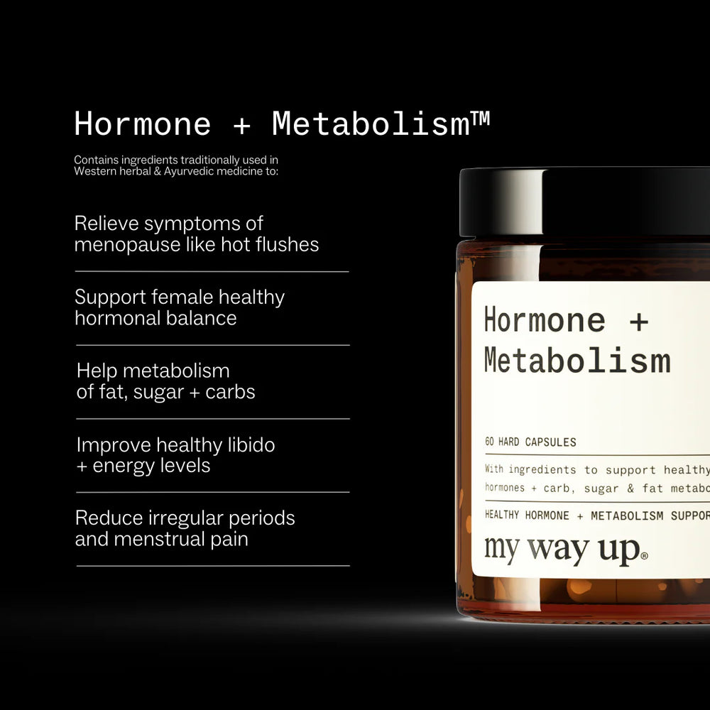 
                  
                    Hormone + Metabolism | My Way Up | 60 Capsules
                  
                