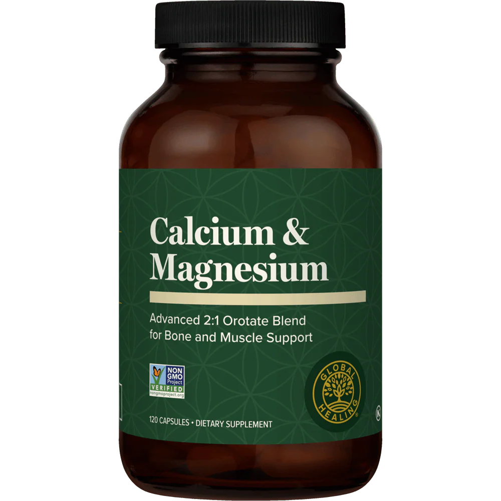 Calcium & Magnesium | Global Healing | 120 capsules