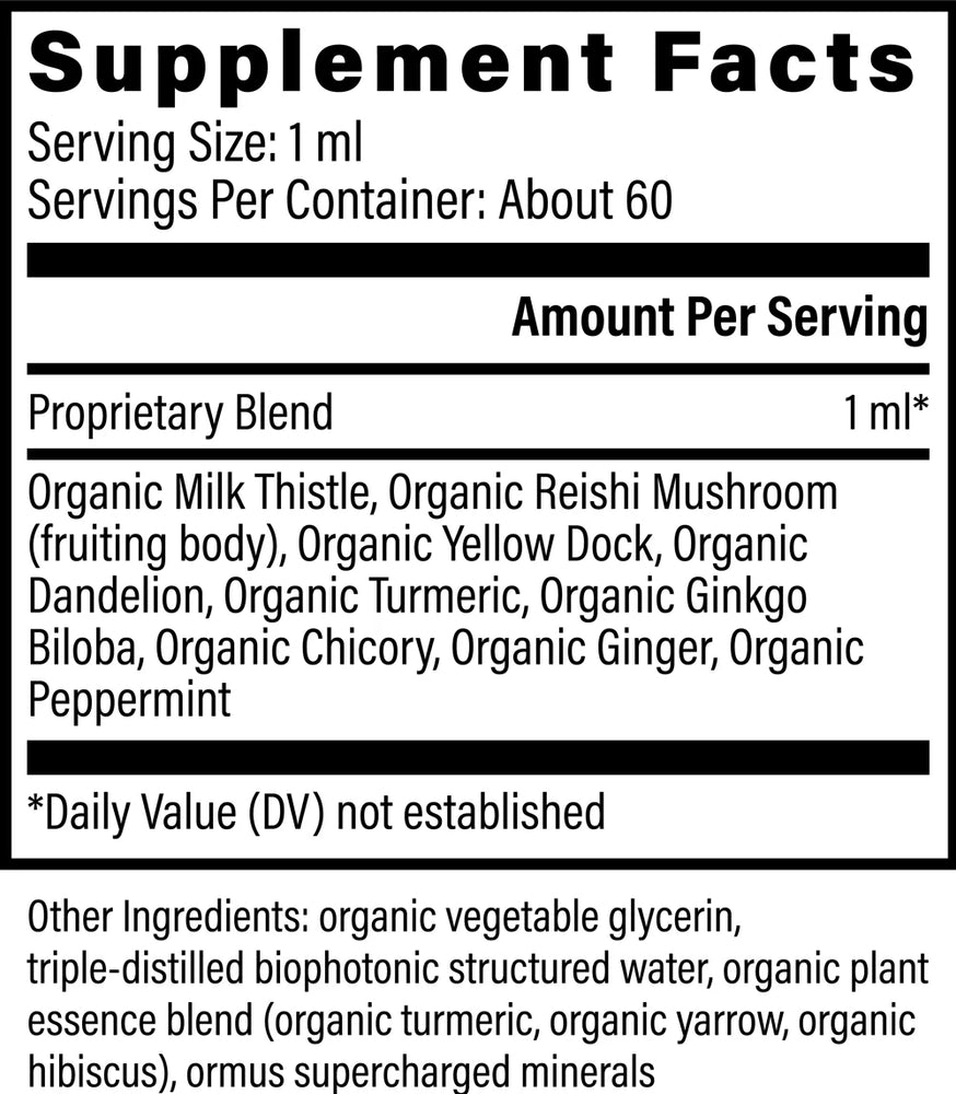 
                  
                    Liver Health | Raw Herbal Extract | Global Healing | 59.2ml
                  
                
