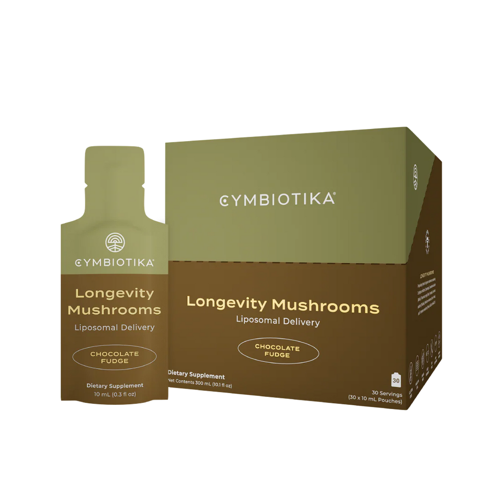 Longevity Mushrooms | Cymbiotika | Box of 30 servings