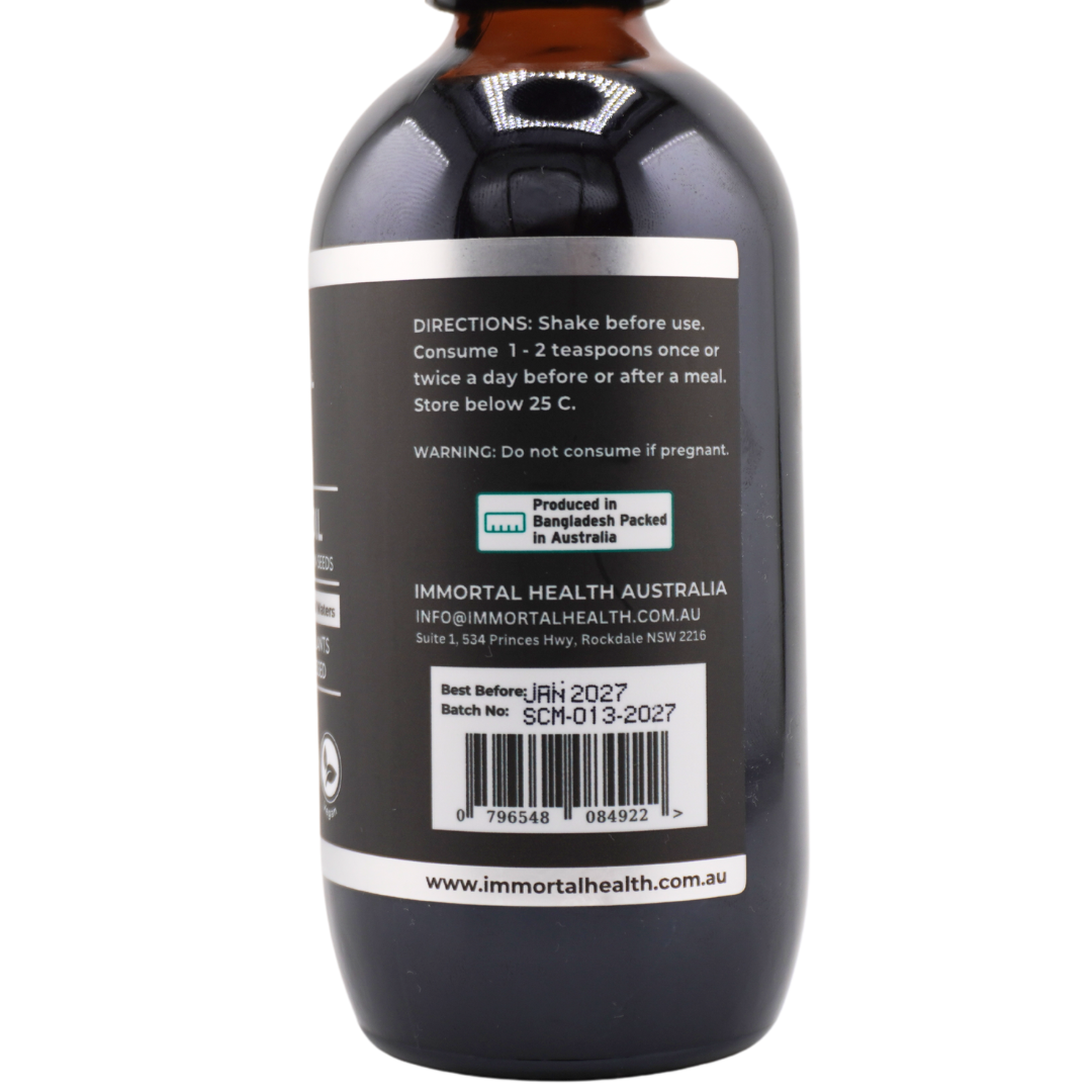 
                  
                    Black Seed Oil | Immortal Health Australia | 200ml (new label)
                  
                