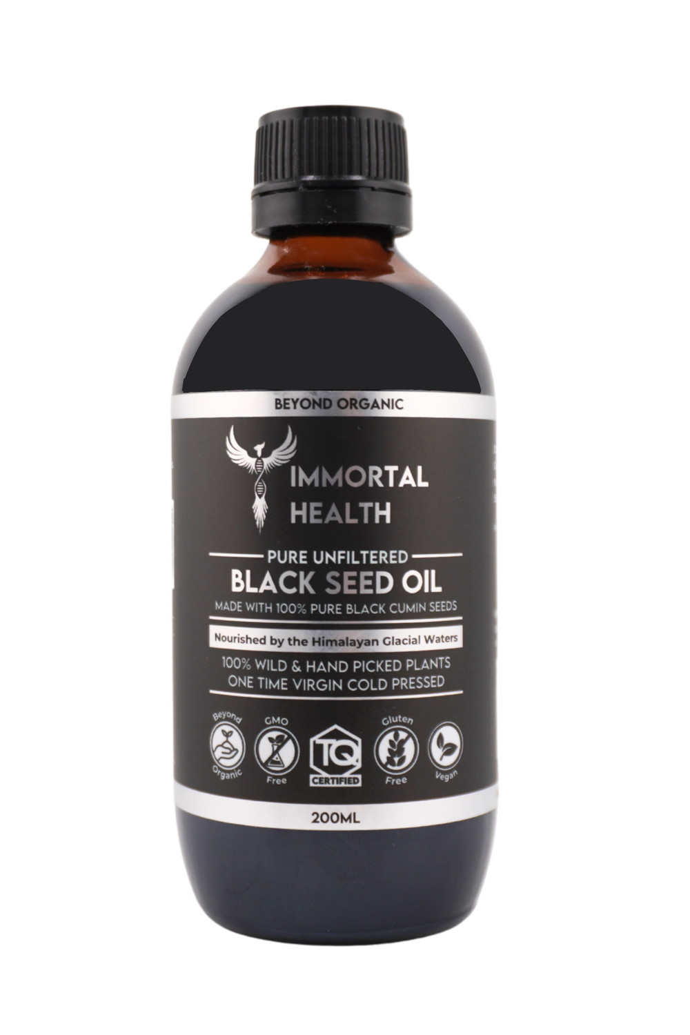 Black Seed Oil | Immortal Health Australia | 200ml (new label)