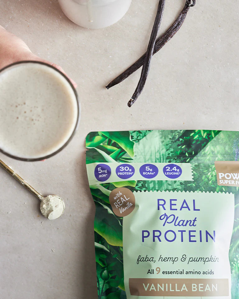 
                  
                    Real Plant Protein | Vanilla Bean | Power Super Foods | 400g
                  
                