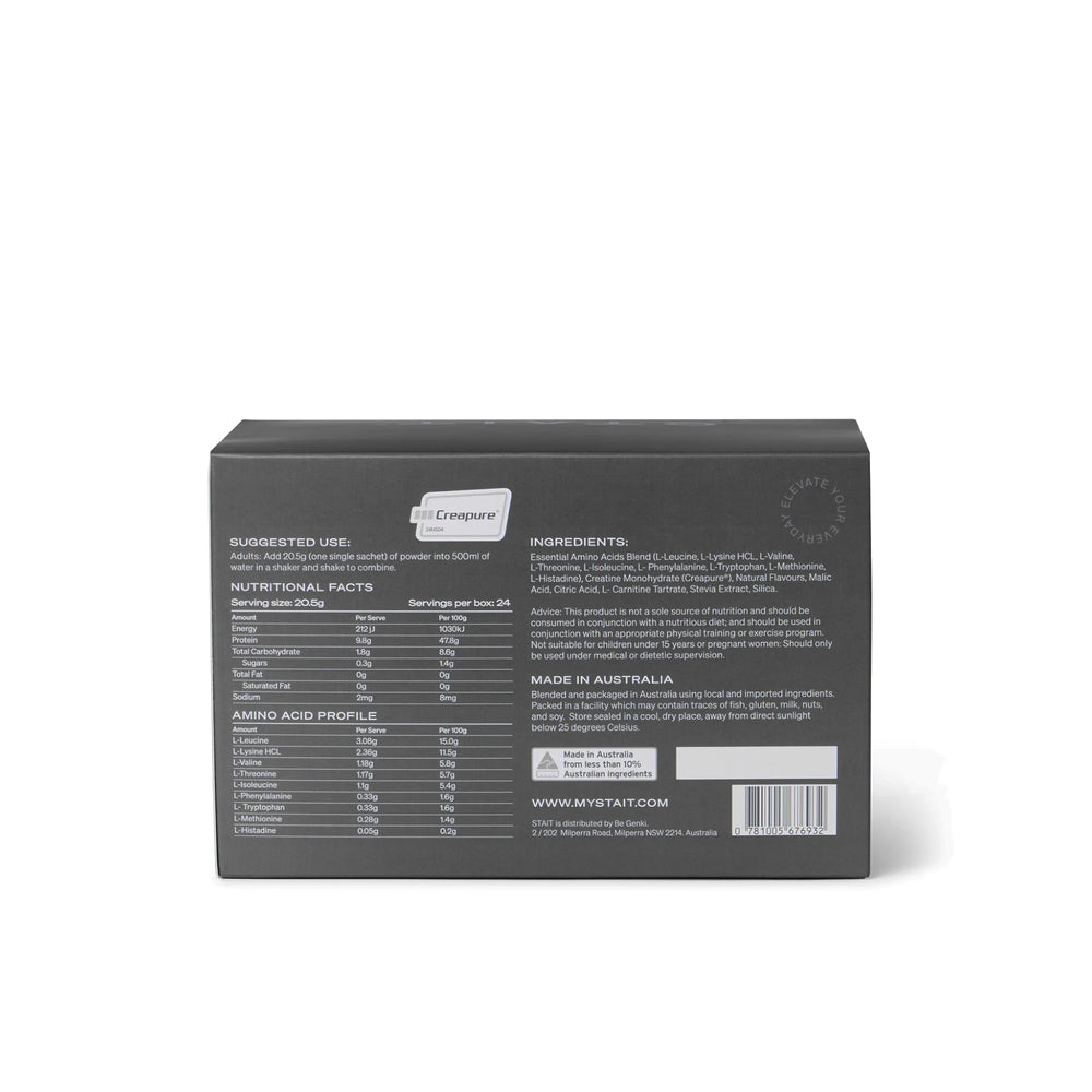 
                  
                    STAIT | EAAs + CREATINE | 24 Sachets
                  
                