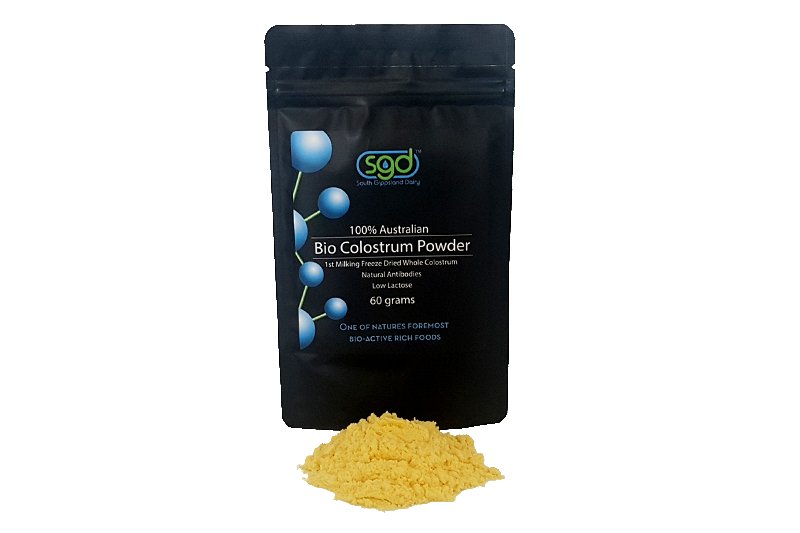Colostrum Powder Low Lactose | Bio | 100% Australian | South Gippsland Dairy | 60g