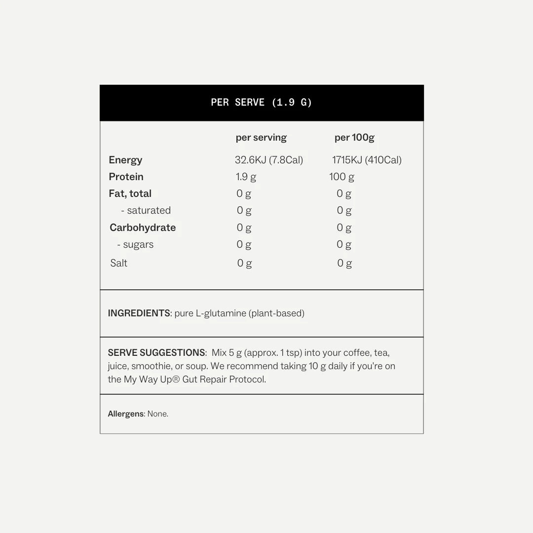 
                  
                    Clean Glutamine | My Way Up | 300g
                  
                