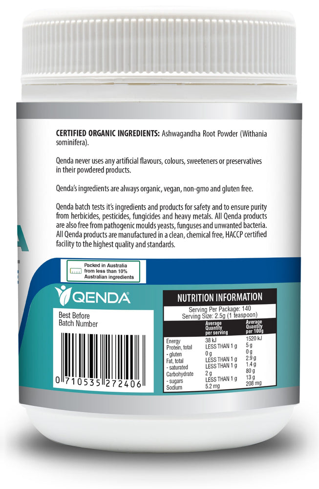 
                  
                    Ultimate Ashwagandha | Qenda | 350g
                  
                