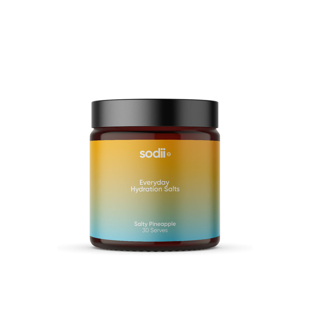 sodii | Salty Pineapple | Tub | Everyday Hydration Salts | 30 Serves