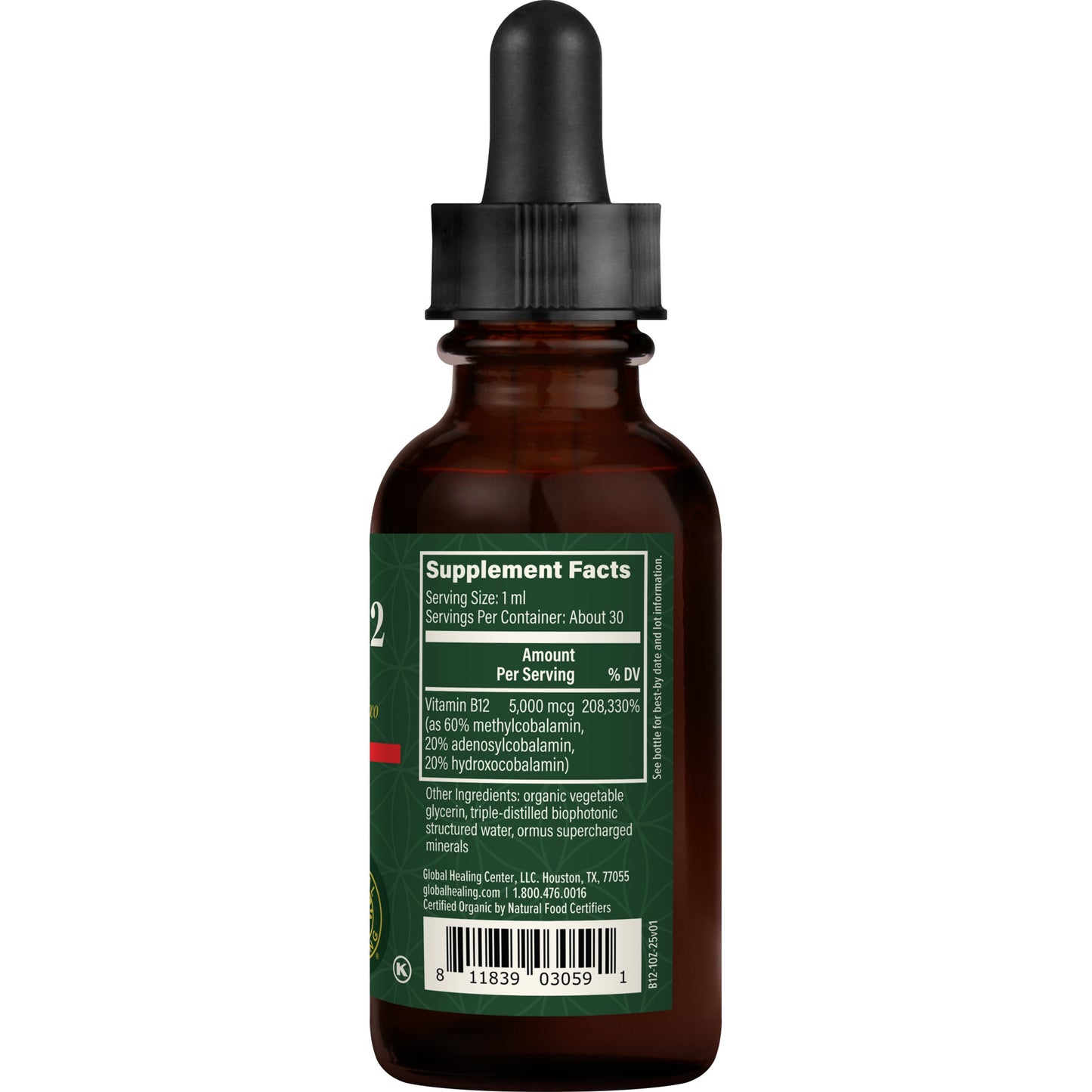 
                  
                    Vitamin B12 | Liquid Supplement | Global Healing | 29.6ml (new label)
                  
                