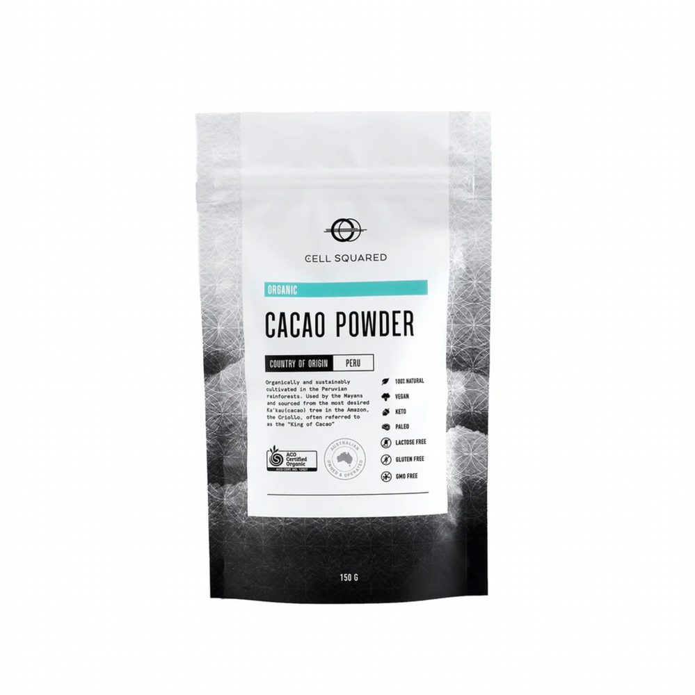 
                  
                    Cell Squared | Organic Peruvian Cacao Powder | 250g
                  
                