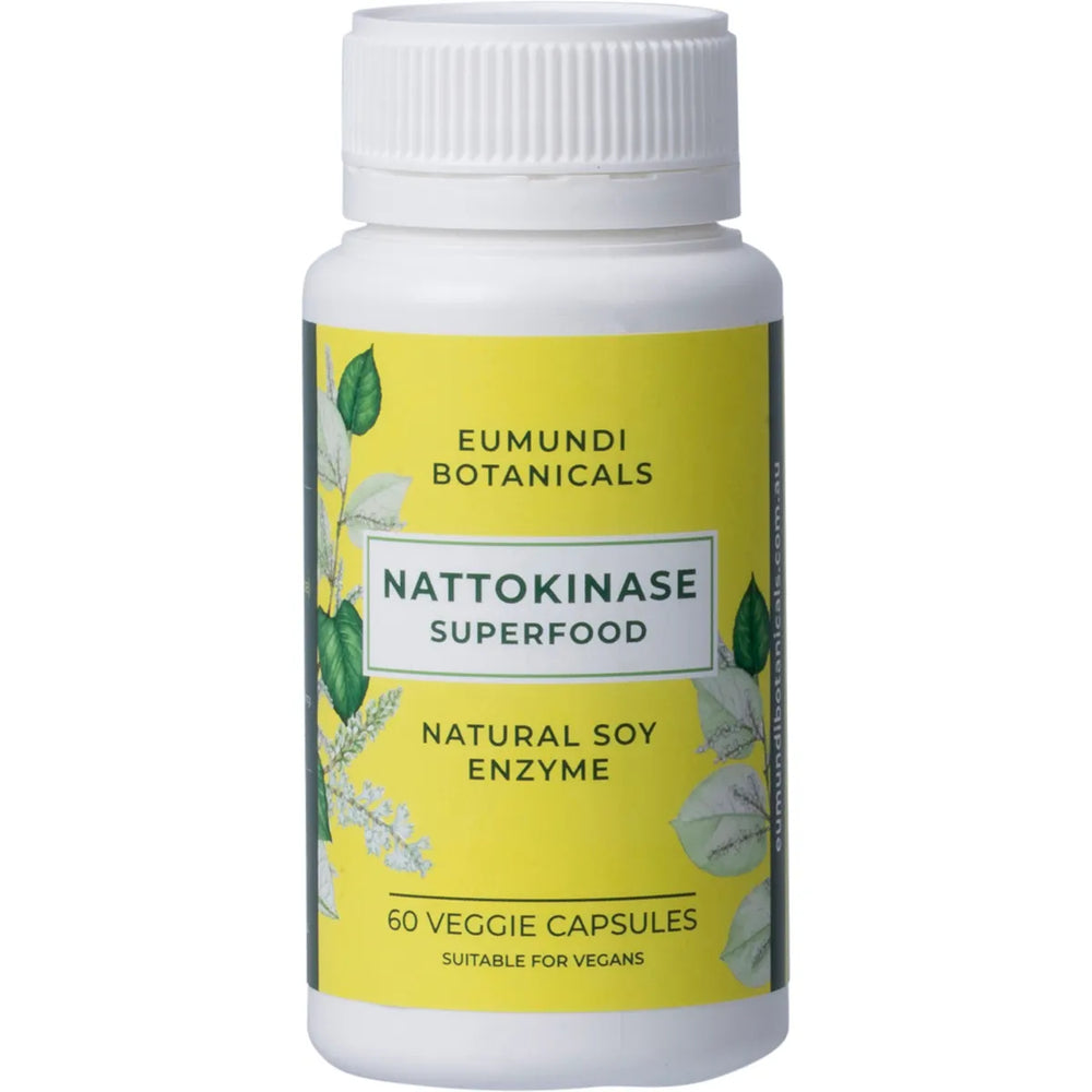 Nattokinase Superfood | Eumundi Botanicals | 60 Veggie Capsules