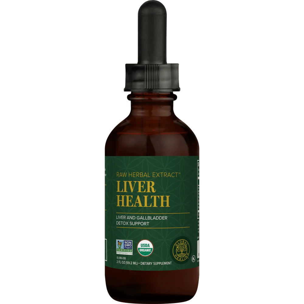 Liver Health | Raw Herbal Extract | Global Healing | 59.2ml