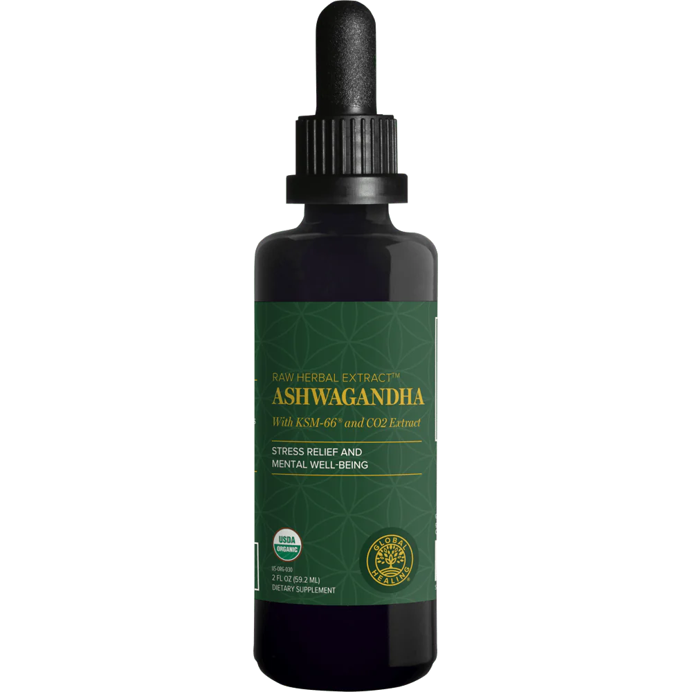 Ashwagandha | Raw Herbal Extract | Global Healing | Liquid | 59.2ml