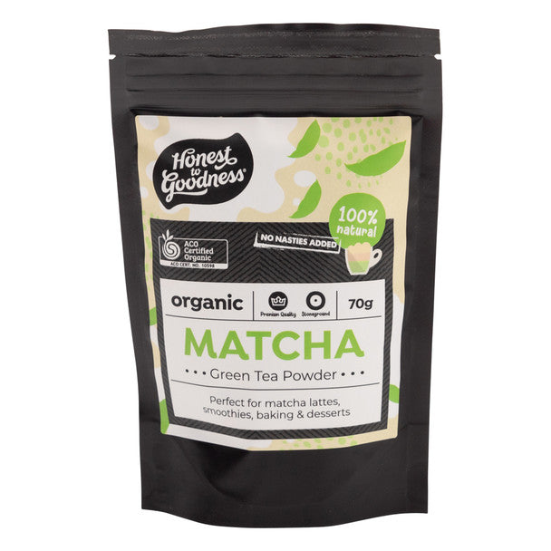 Honest To Goodness | Organic Matcha Green Tea Powder | 70g