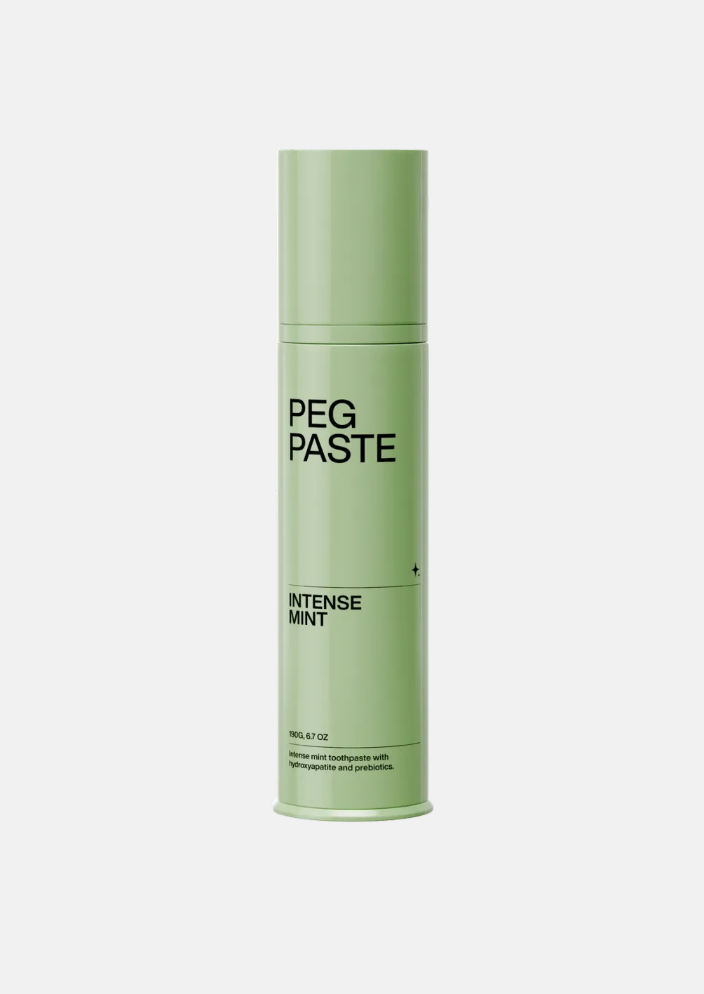 Peg Paste | Natural Toothpaste With Hydroxyapatite | Intense Mint | 190g