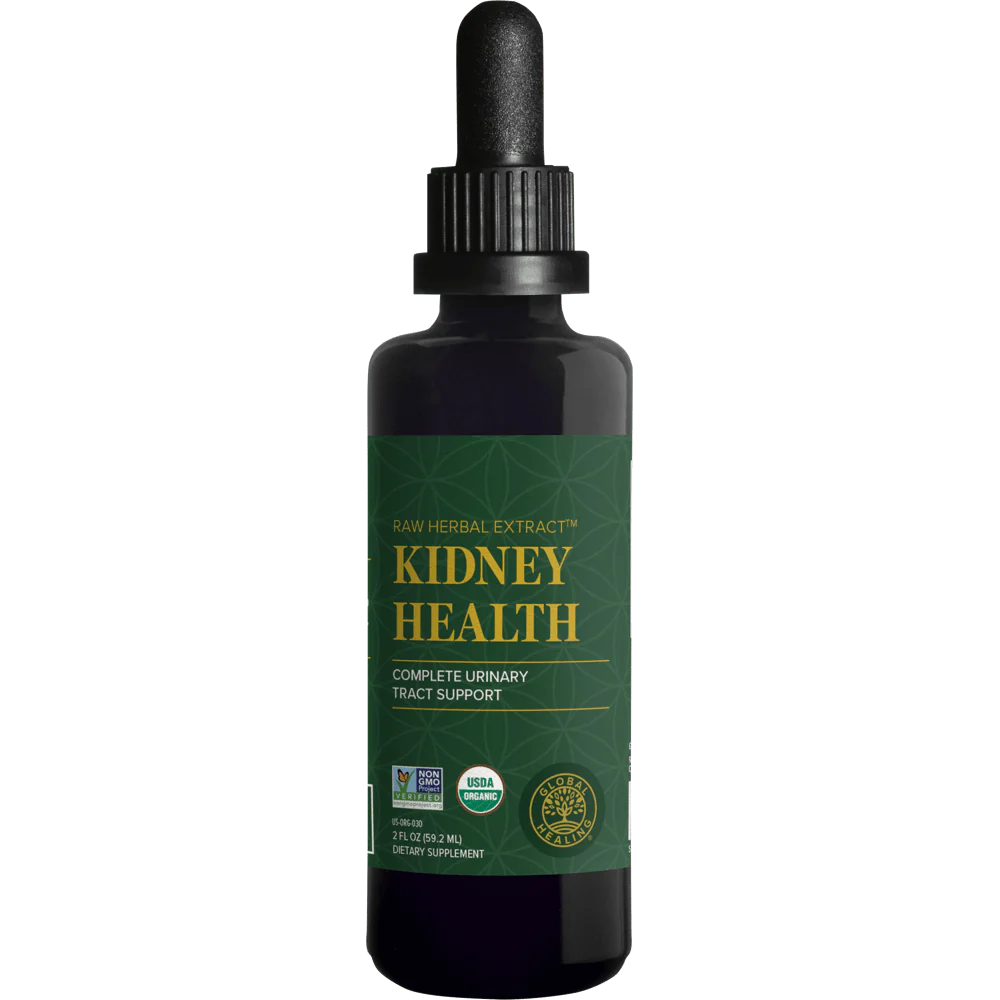 Kidney Health Supplement | Liquid Raw Herbal Extract | Global Healing | 59.2ml