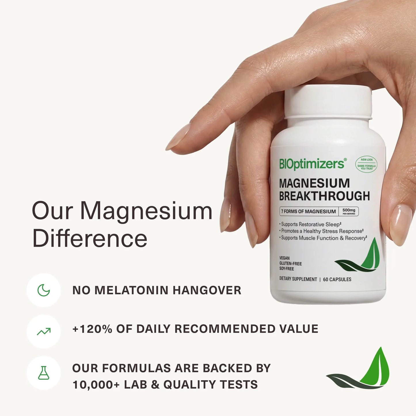 
                  
                    Magnesium Breakthrough |  BIOptimizers | 60 Veggie Caps
                  
                