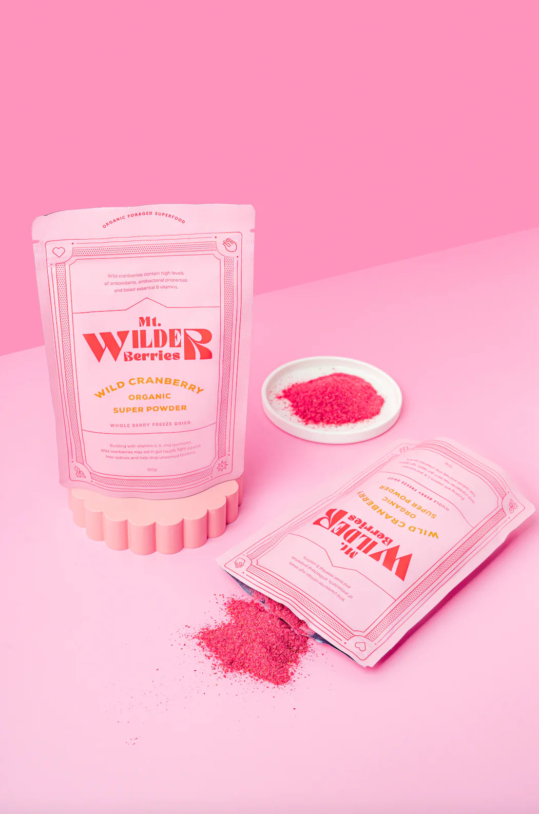 
                  
                    Certified Organic Wild Cranberry Super Powder | Mt Wilder Berries | 100g
                  
                