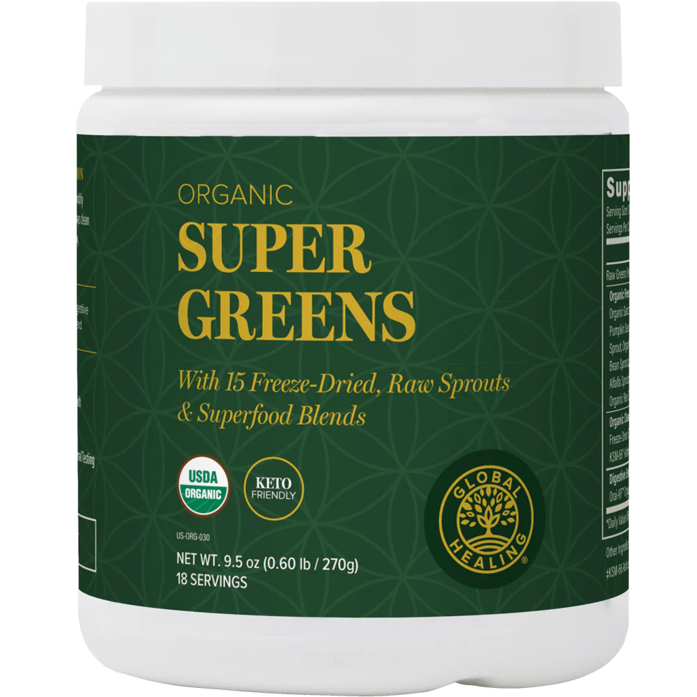 Organic Super Greens Powder | Global Healing | 270g