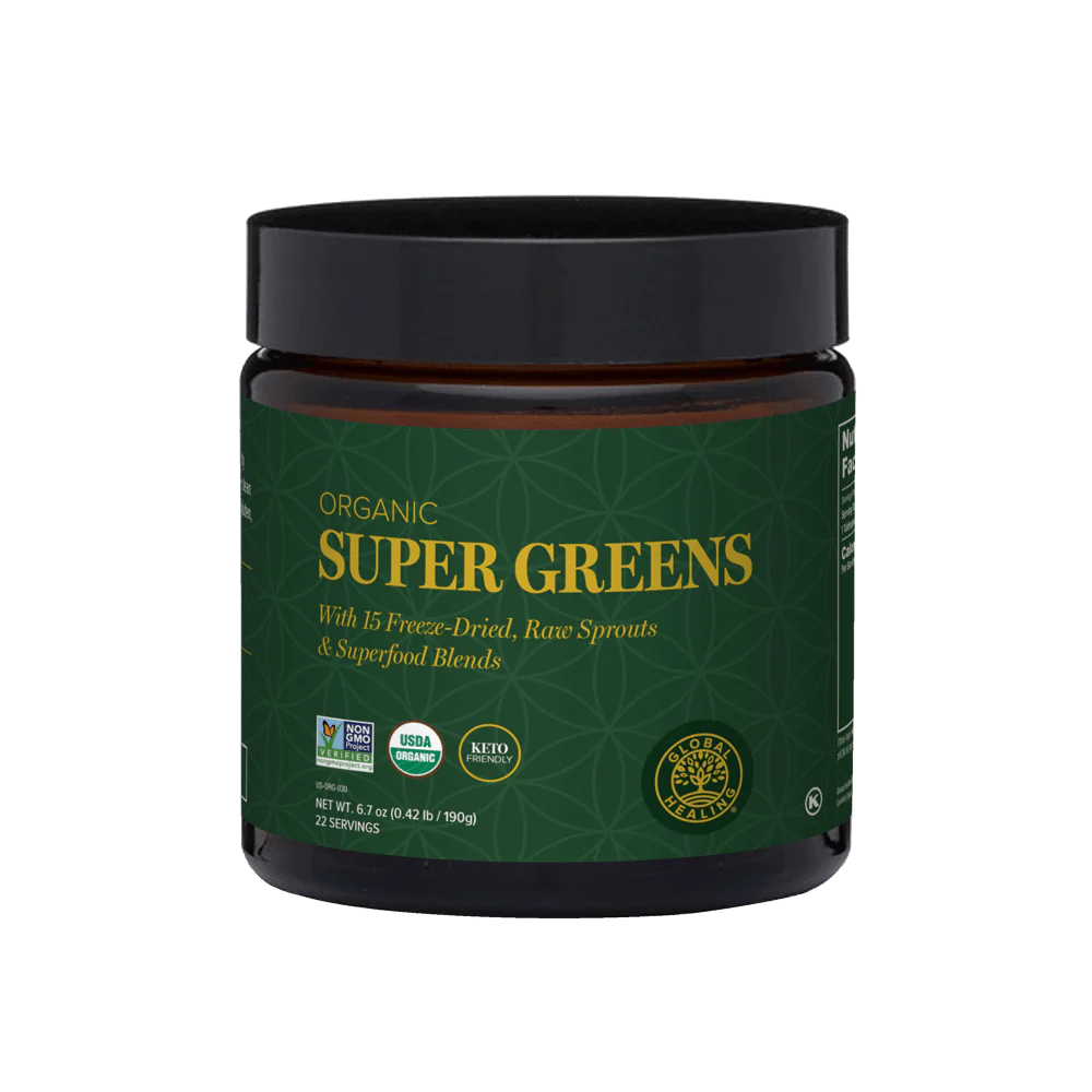 Super Greens Powder | Organic | Global Healing | 190g