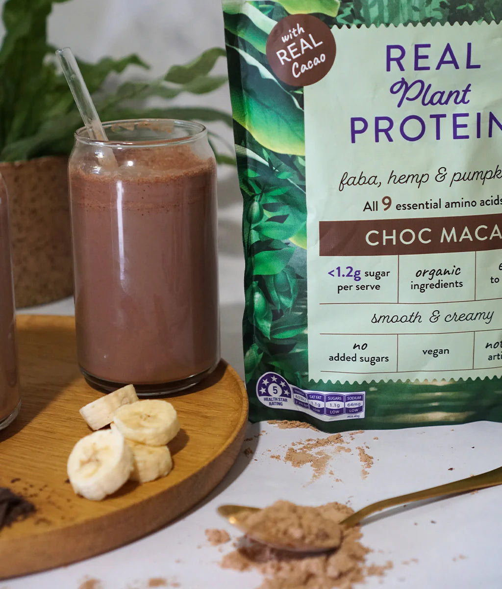 
                  
                    Real Plant Protein | Choc Maca | Power Super Foods | 400g
                  
                