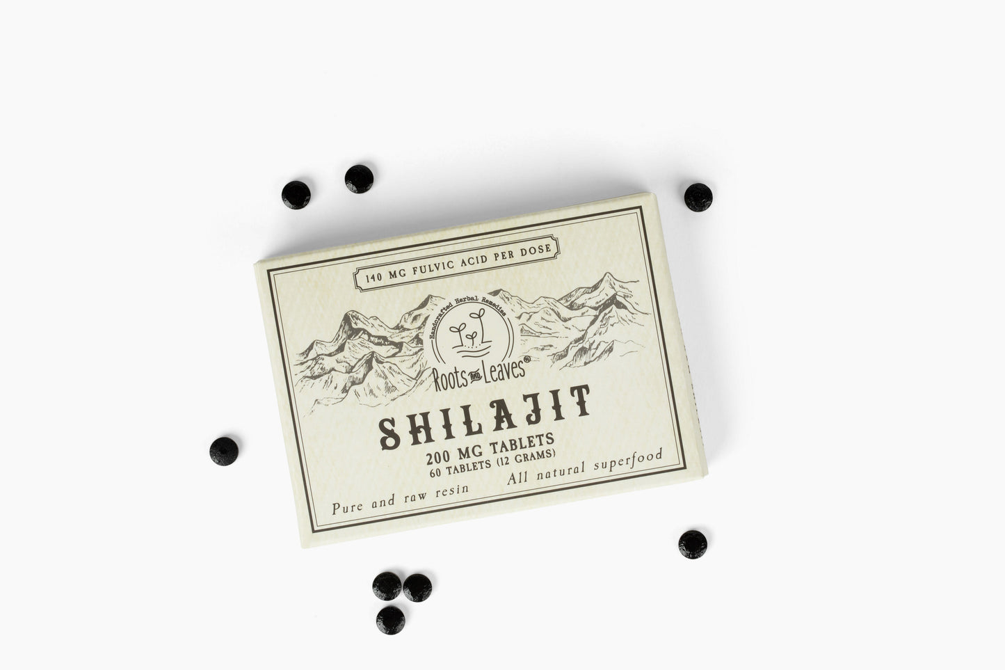 
                  
                    Shiljit Tablets | Pure And Raw Resin | Roots And Leaves | 60 tablets
                  
                