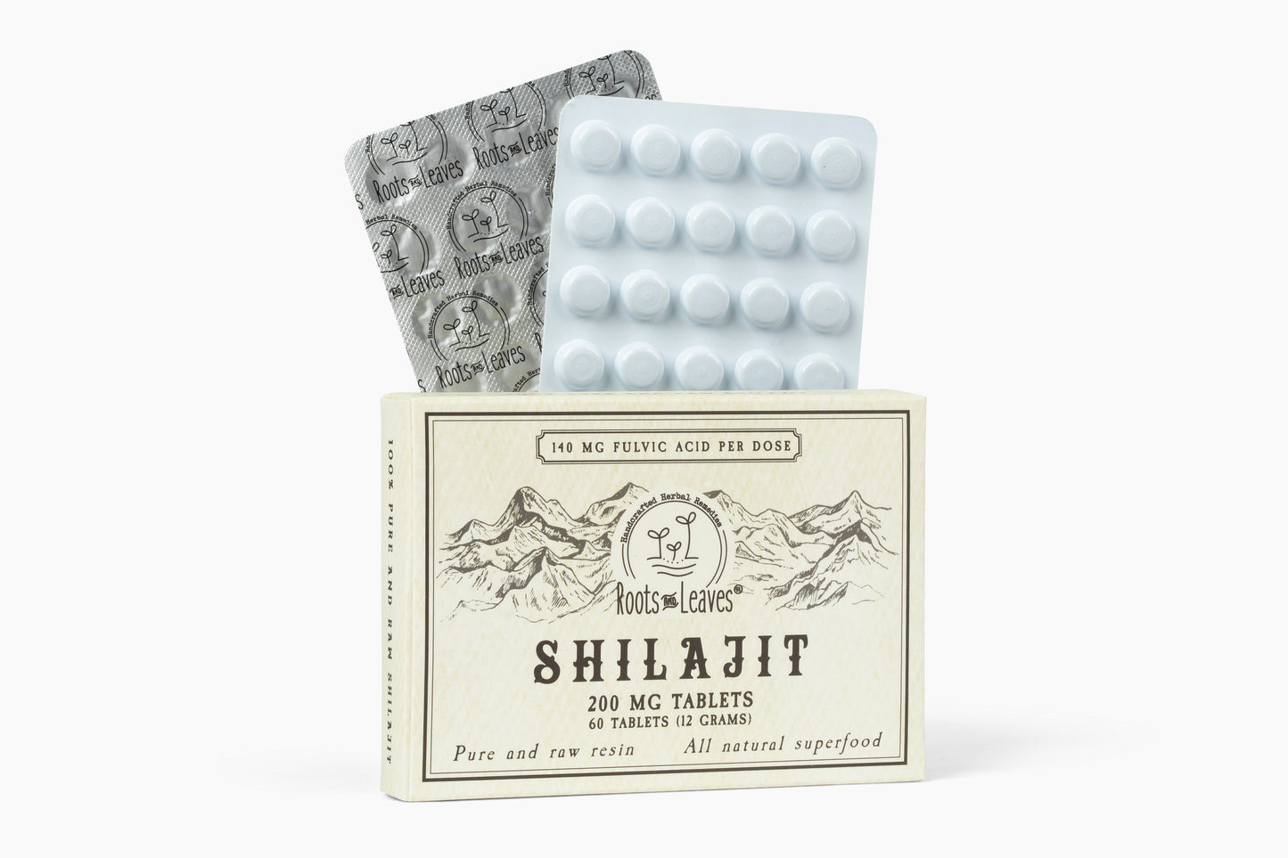 
                  
                    Shiljit Tablets | Pure And Raw Resin | Roots And Leaves | 60 tablets
                  
                