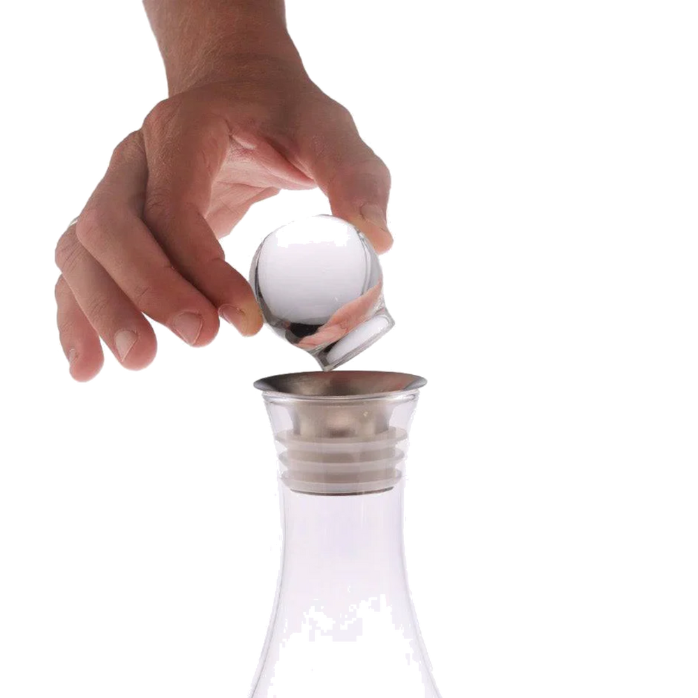 
                  
                    Mayu Swirl Structured Water Vortex Carafe Plus Glass Topper Bundle
                  
                