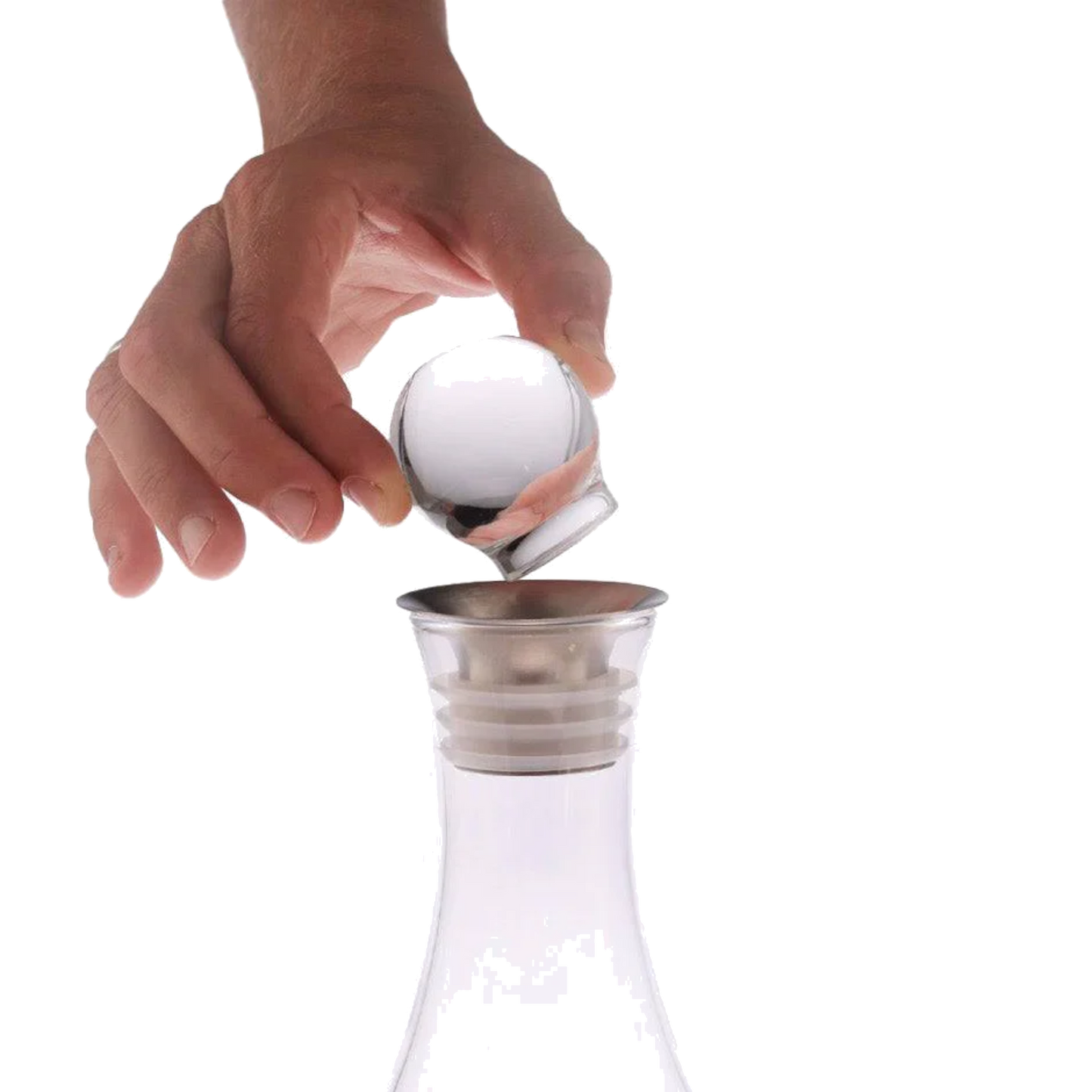 
                  
                    Mayu Swirl Structured Water Vortex Carafe Plus Glass Topper Bundle
                  
                