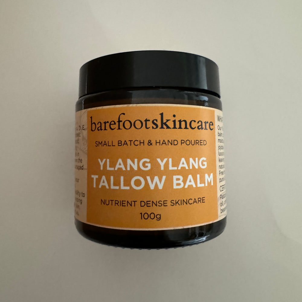 Ylang Ylang Tallow Balm | Barefoot Skincare | 100g