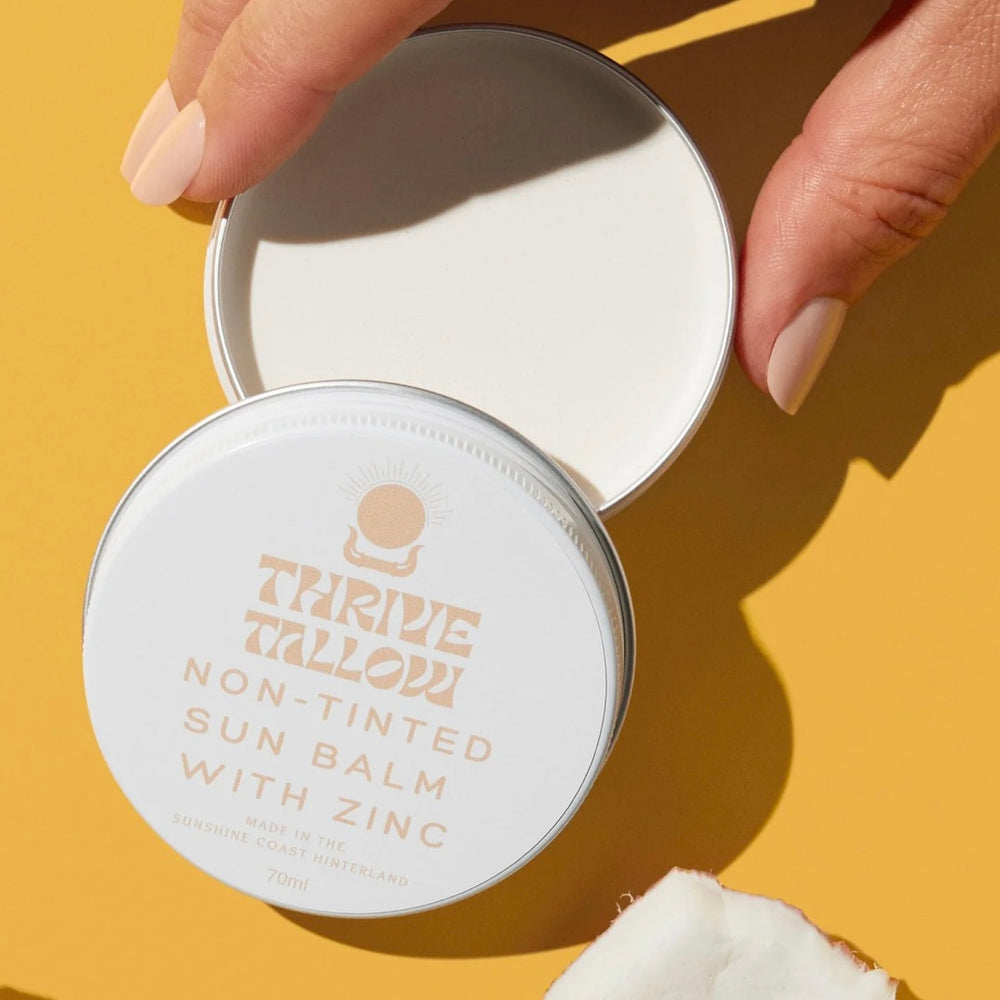 
                  
                    Sun Balm | Non-Tinted | With Zinc | Thrive Tallow | 70ml
                  
                